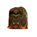 Fractal Art Artwork Design Art Pattern Drawstring Pouch (Large) View1