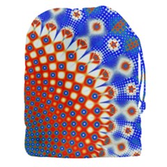 Digital Arts Fractals Futuristic Drawstring Pouch (xxxl) by Pakrebo
