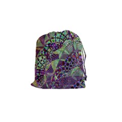 Background Design Art Artwork Drawstring Pouch (small) by Pakrebo