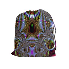 Art Artwork Fractal Digital Art Drawstring Pouch (xl) by Pakrebo