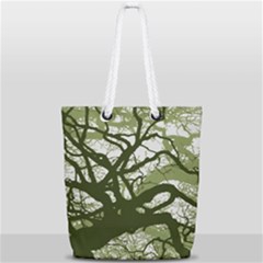 Into The Forest 11 Full Print Rope Handle Tote (small) by impacteesstreetweartwo