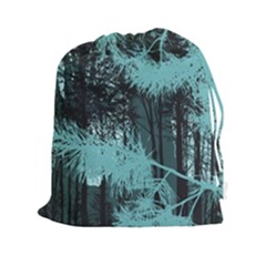 Into The Forest 16 Drawstring Pouch (xxl) by impacteesstreetweartwo