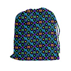 Have Fun Multicolored Text Pattern Drawstring Pouch (xxl) by dflcprintsclothing