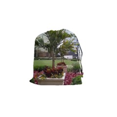 Columbus Commons In Late May  Drawstring Pouch (small) by Riverwoman