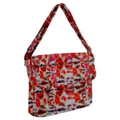 Paint Splatters On A White Background                    Buckle Messenger Bag by LalyLauraFLM