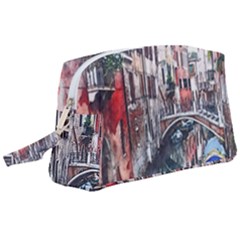 Venice Water Laguna Italy Wristlet Pouch Bag (large) by Wegoenart