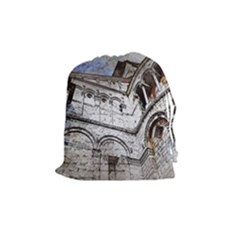 Building Architecture Columns Drawstring Pouch (medium) by Wegoenart