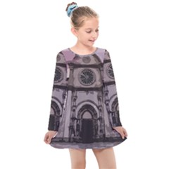 Cathedral Kids  Long Sleeve Dress by snowwhitegirl