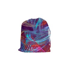 Neonchaos Drawstring Pouch (small) by designsbyamerianna
