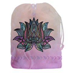 Abstract Decorative Floral Design, Mandala Drawstring Pouch (xxxl) by FantasyWorld7
