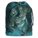 Aweome Troll With Skulls In The Night Drawstring Pouch (XXXL) View1