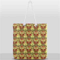 Polish Bank Note Full Print Rope Handle Tote (large) by ArtworkByPatrick
