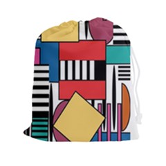 Tajah Olson Designs  Drawstring Pouch (xxl) by TajahOlsonDesigns