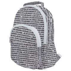 Code Rounded Multi Pocket Backpack by ArtworkByPatrick