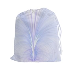 Flowerpetal1 Drawstring Pouch (xxl) by designsbyamerianna