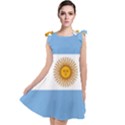 Argentina Flag Tie Up Tunic Dress View1