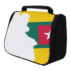 Togo Flag Map Geography Outline Full Print Travel Pouch (small) by Sapixe