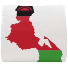 Malawi Flag Map Geography Outline Seat Cushion by Sapixe