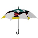 Mozambique Flag Map Geography Hook Handle Umbrellas (Large) View3