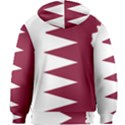 Borders Country Flag Geography Map Qatar Kids  Zipper Hoodie Without Drawstring View2