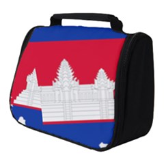 Borders Country Flag Geography Map Full Print Travel Pouch (small) by Sapixe