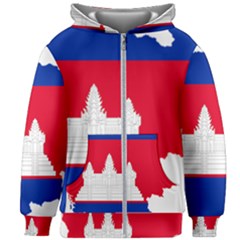 Borders Country Flag Geography Map Kids  Zipper Hoodie Without Drawstring by Sapixe