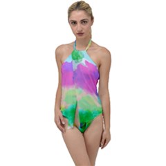Watercolors Spots                            Go With The Flow One Piece Swimsuit by LalyLauraFLM