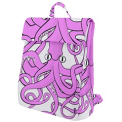 Squid Octopus Animal Flap Top Backpack by Bajindul