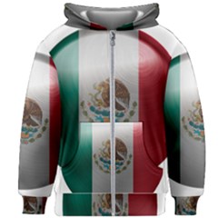 Flag Home Country National Symbol Kids  Zipper Hoodie Without Drawstring by Sapixe