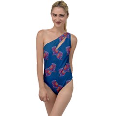 Swimming Fighting Fish To One Side Swimsuit by VeataAtticus