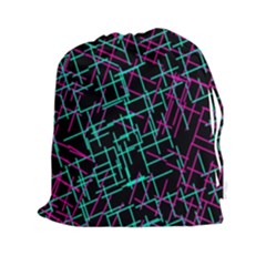 1980chaos Drawstring Pouch (xxl) by designsbyamerianna