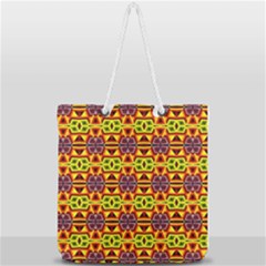 F 8 Full Print Rope Handle Tote (large) by ArtworkByPatrick