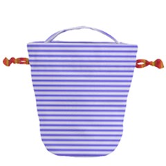 Striped Drawstring Bucket Bag by scharamo