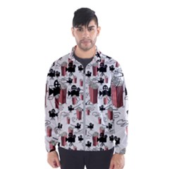 Movies And Popcorn Men s Windbreaker by bloomingvinedesign