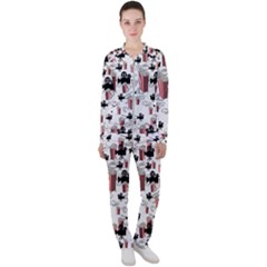 Movies And Popcorn Casual Jacket And Pants Set by bloomingvinedesign