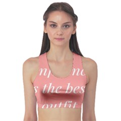 Self Confidence  Sports Bra by Abigailbarryart