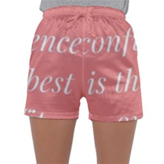 Self Confidence  Sleepwear Shorts by Abigailbarryart