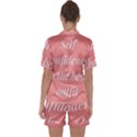 Self confidence  Satin Short Sleeve Pyjamas Set View2