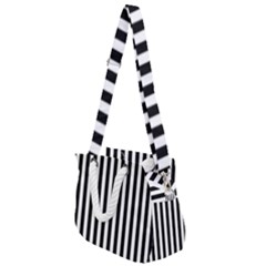Classic Rope Handles Shoulder Strap Bag by scharamo