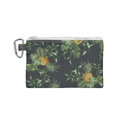 Pineapples Pattern Canvas Cosmetic Bag (small) by Sobalvarro