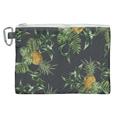 Pineapples Pattern Canvas Cosmetic Bag (xl) by Sobalvarro