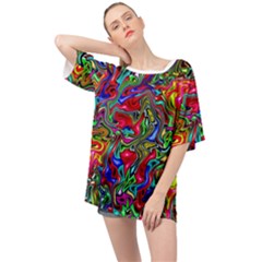 M 9 Oversized Chiffon Top by ArtworkByPatrick