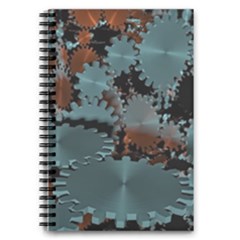 Gear Gears Technology Transmission 5 5  X 8 5  Notebook by Simbadda