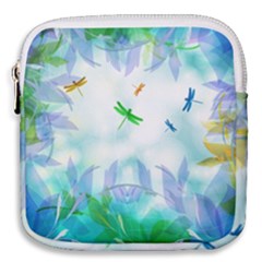 Scrapbooking Tropical Pattern Mini Square Pouch by Simbadda