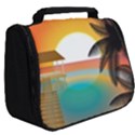 Sunset Beach Beach Palm Ocean Full Print Travel Pouch (Big) View2