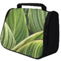 Leaves Striped Pattern Texture Full Print Travel Pouch (Big) View1