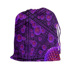 Spheres Combs Structure Regulation Drawstring Pouch (xxl) by Simbadda
