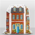 City Buildings Brick Architecture Drawstring Bag (Small) View1