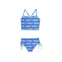 Ice Cream Bar Pattern Girls  Tankini Swimsuit by bloomingvinedesign