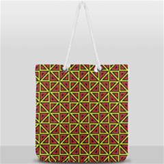 N 7 Full Print Rope Handle Tote (large) by ArtworkByPatrick